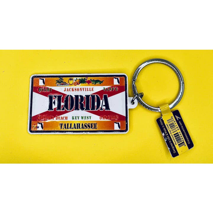 Florida - FL Porta-chaves em Alumínio Relevado por atacado de 7 Star