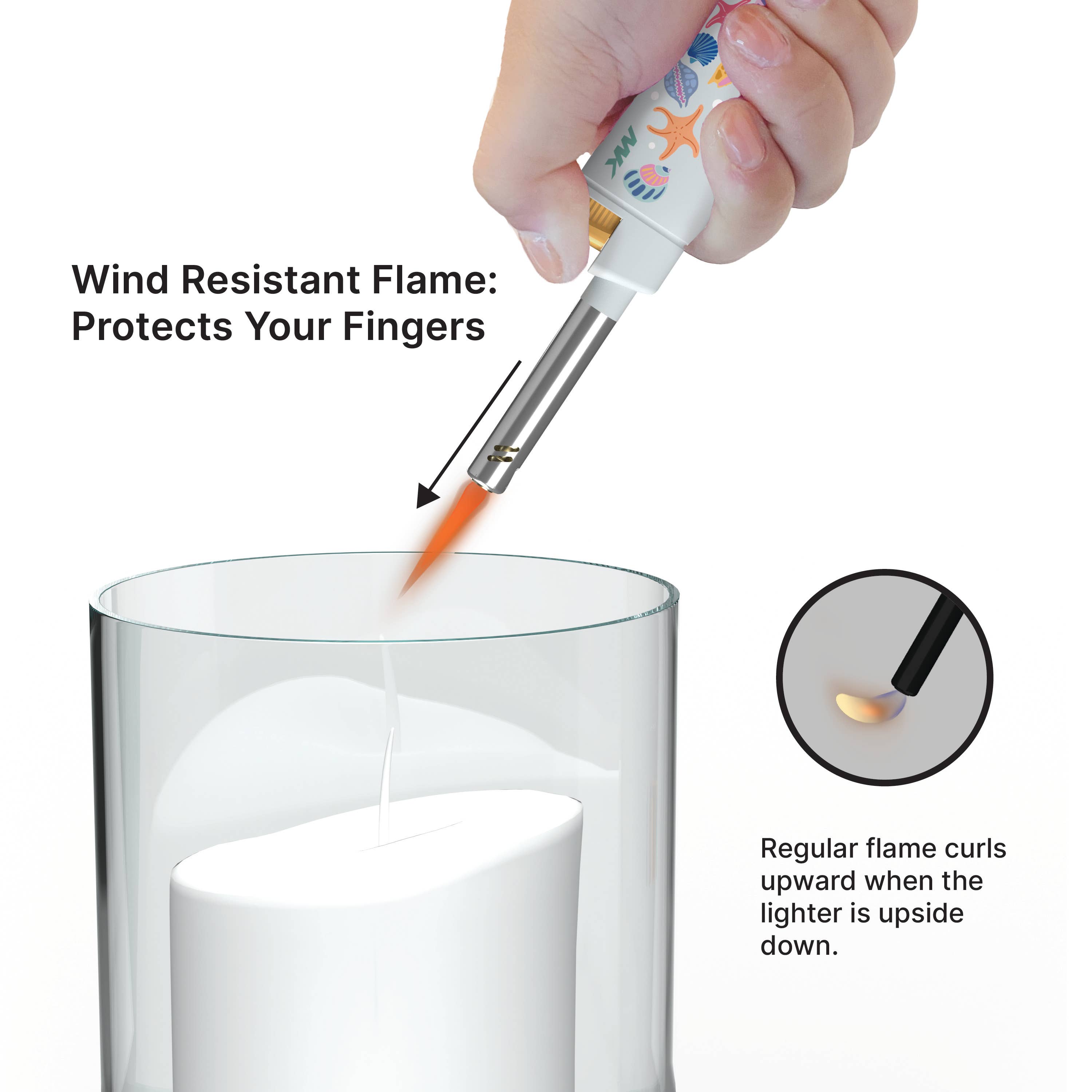 MK Lighter Company - Wholesale Lighter - MK Lighter Range Series, Seasons Set, Windproof Flame 50PC4