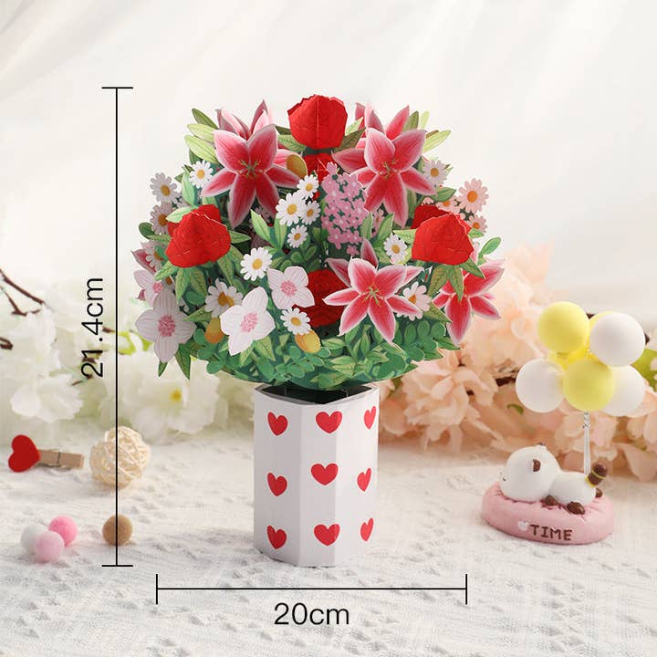 Funkyrel® Atzbranding Limited - Wholesale Mother's Day Card - Cardoi - 3D Bouquet Card for Mother's Day