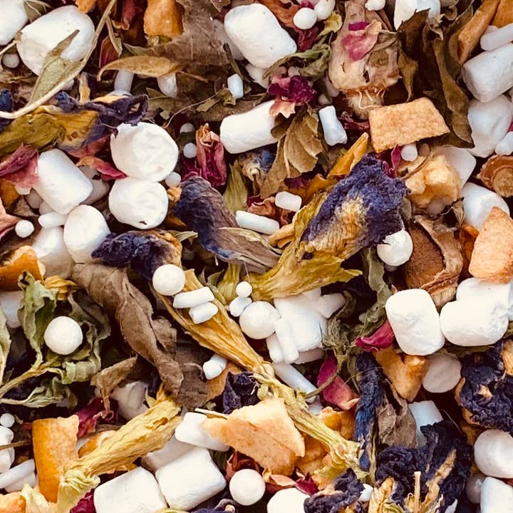 Birch Tea Co. - Wholesale Loose Tea - Northern Lights - Butterfly Pea Flower Rose Loose Leaf Tea5