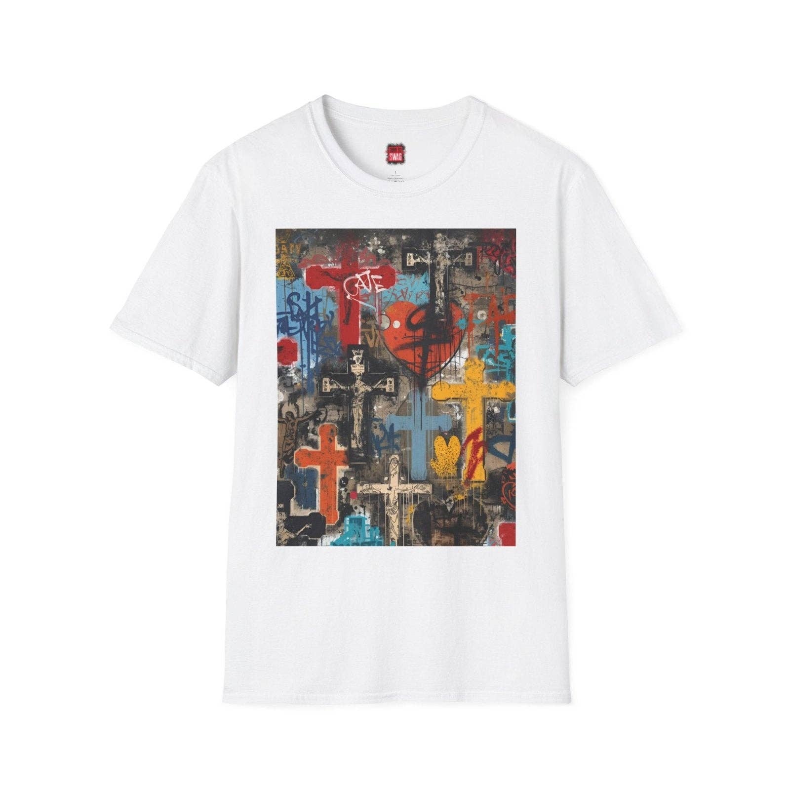 Ohhh So Swag - Wholesale Screen Printed T-Shirt - Unisex - Colour Faith-Inspired Graffiti Unisex Christian T-shirt | CA19