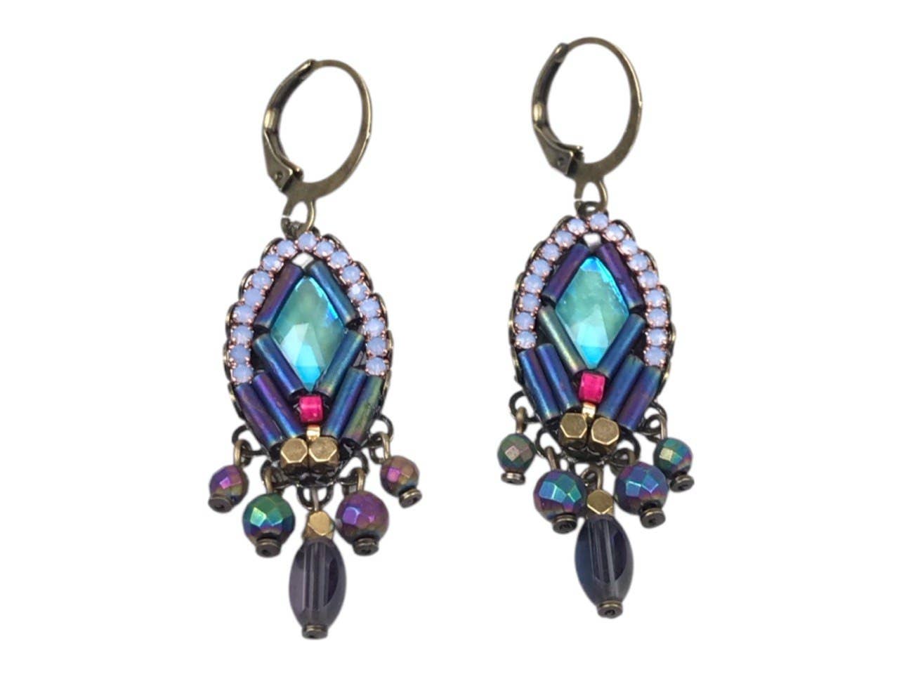 melizijewelry - Wholesale Dangle Earrings - Zafir crystal earrings (hook)1