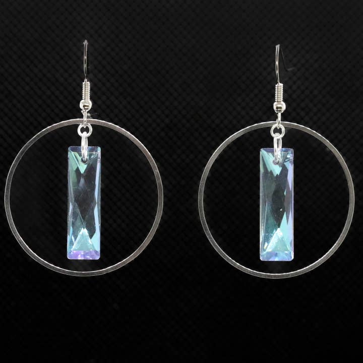 Bejeweled Hoop-örhängen för wholesale av JAC Jewelry Designs