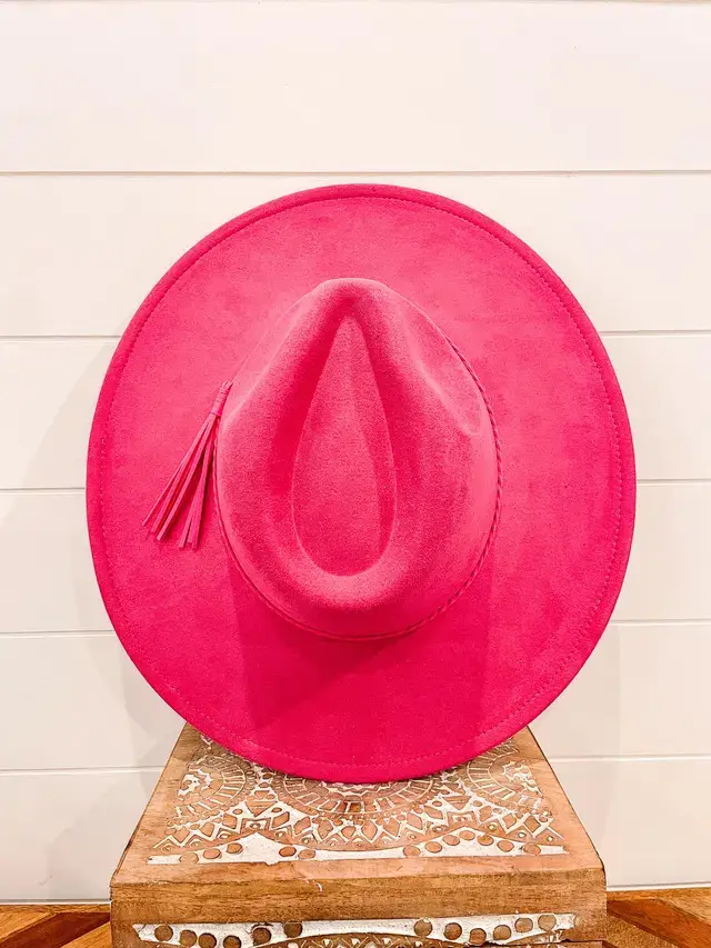 Willie & Dolly Designs - Wholesale Fedora - Women's - Blank Vegan Suede Hat12