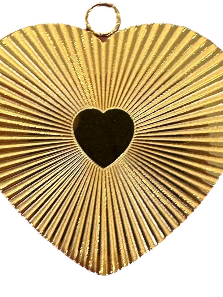 Radiant Heart Charm for wholesale by Sea Bones