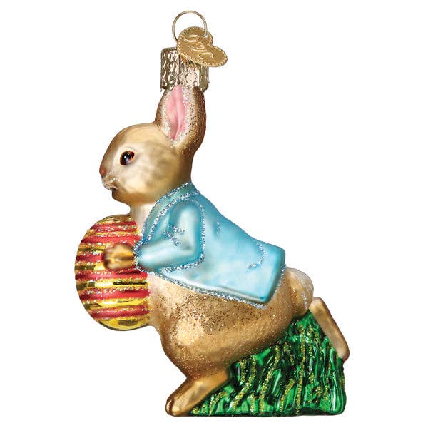 Old World Christmas - Wholesale Ornament - Peter Rabbit With Easter Egg Ornament2