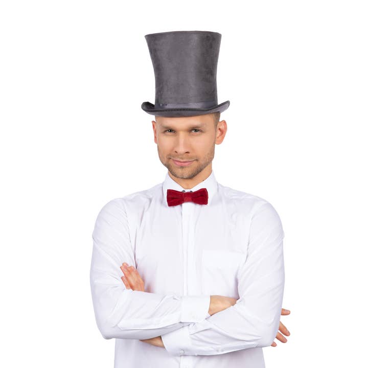 Stylex Party - Wholesale Costume - Men's - Bell Top Hat Fancy Dress Victorian Hard Hat Halloween