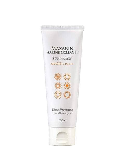 Mazarin Marine Collagen Sun Screen SPF50+ PA+++ Big Size 100 for wholesale by Palace Beauty Galleria
