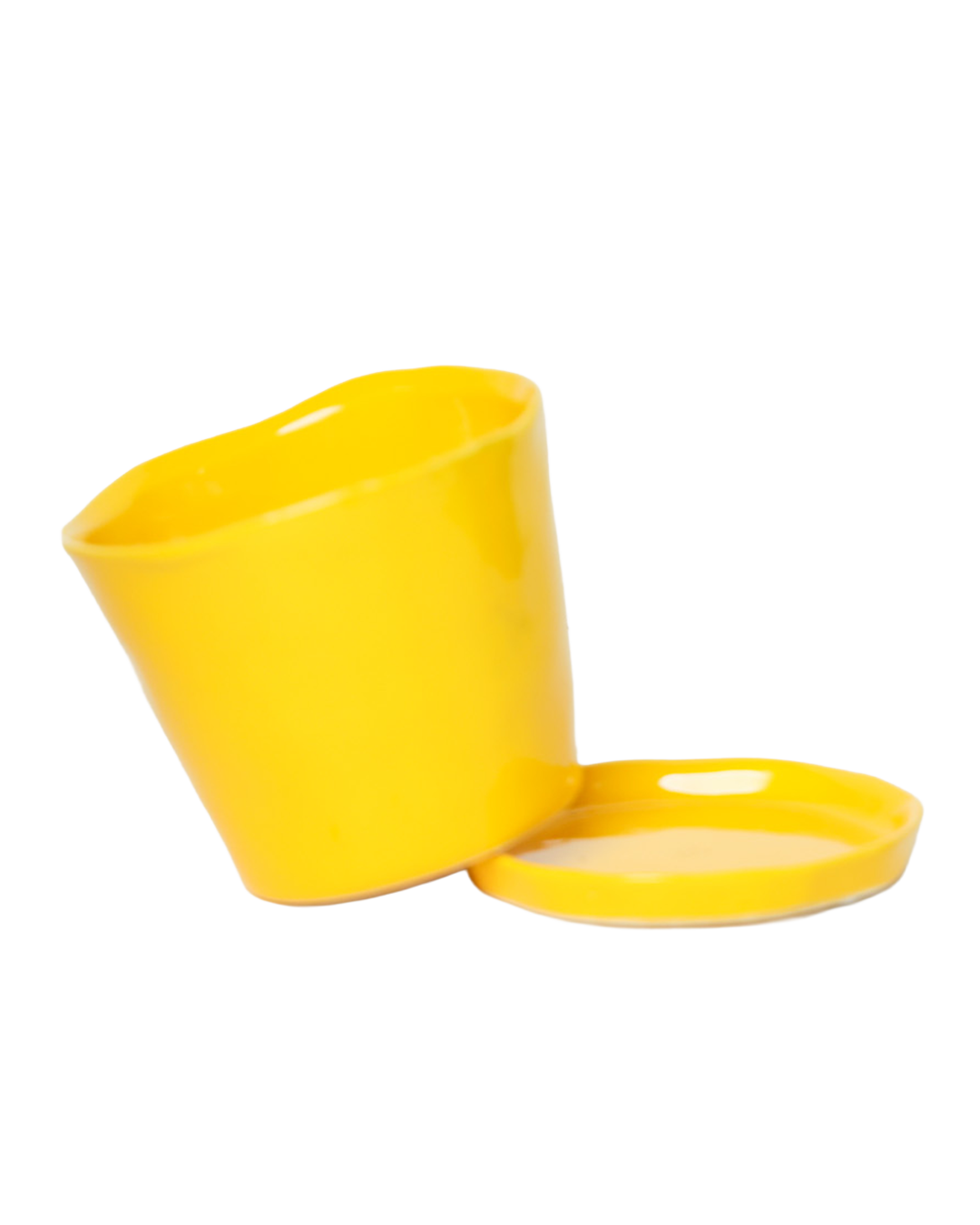 Chive - Wholesale Plant Pot - Tika Ceramic Pots With Saucer And Drainage Hole - 3"22