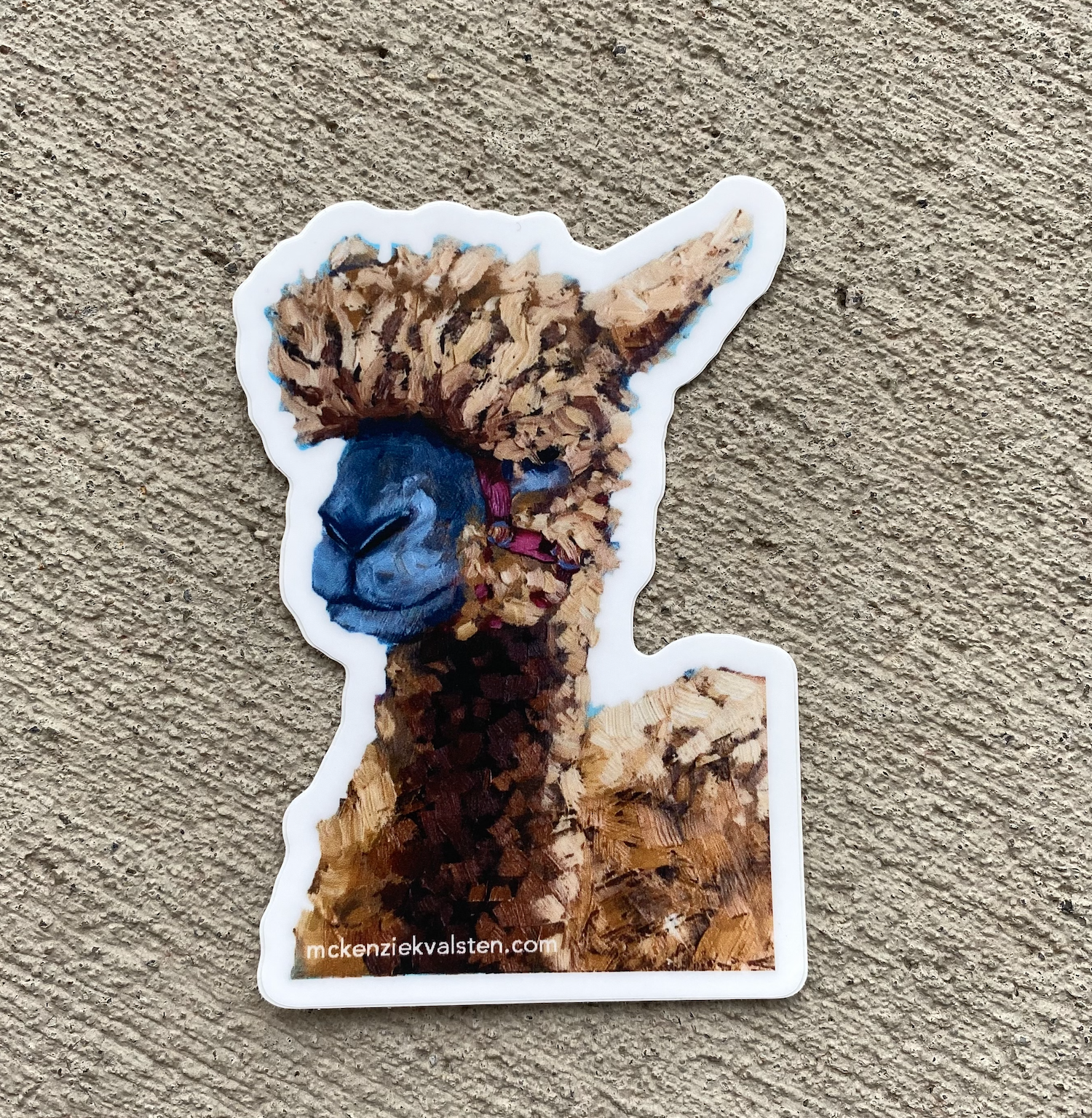 Mckenzie Kvalsten - Wholesale Sticker - Alpaca Vinyl Sticker1