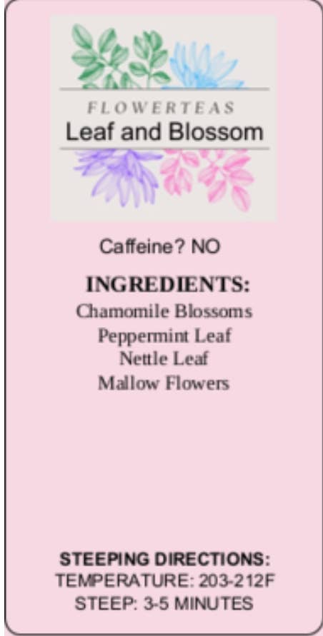 FlowerTeas – Engroshandel Løs te – Løsbladet te i løs vægt 1 lbs Kommerciel brygning Fødevareservice71