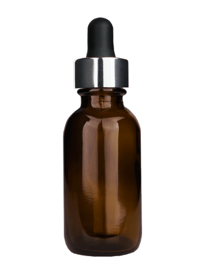 Best Bottles - Vente Supports pour huile essentielle - Bouteille ronde ambrée Boston - 30 ml (plusieurs couleurs de compte-gouttes)4