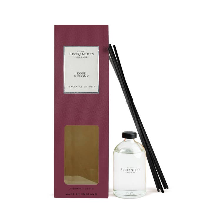 Pecksniffs Rose & Peony Diffuser | 200ml/6.76 Fl Oz for wholesale by Prestige Beauty Boutique