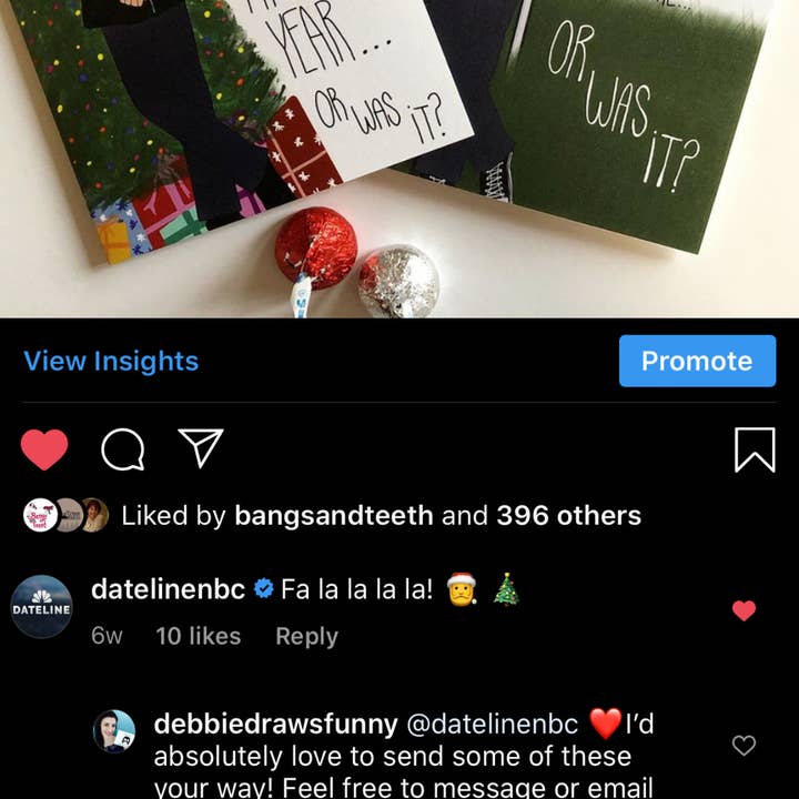 Debbie Draws Funny - Wholesale Everyday Greeting Card - True Crime Card Keith Morrison Dateline Parody Everyday Card1