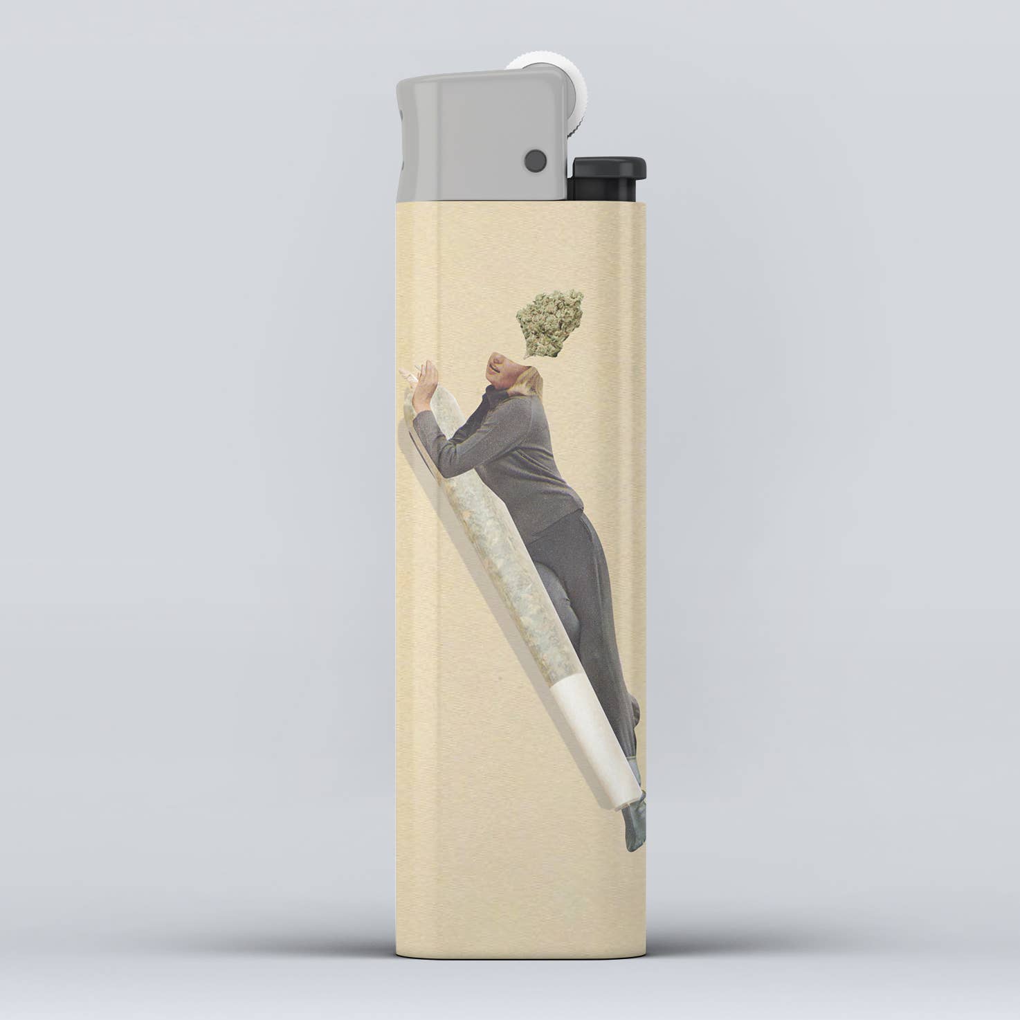 Social Living - Wholesale Lighter - Woman Smoker Reefer Vintage Retro Style Lighter