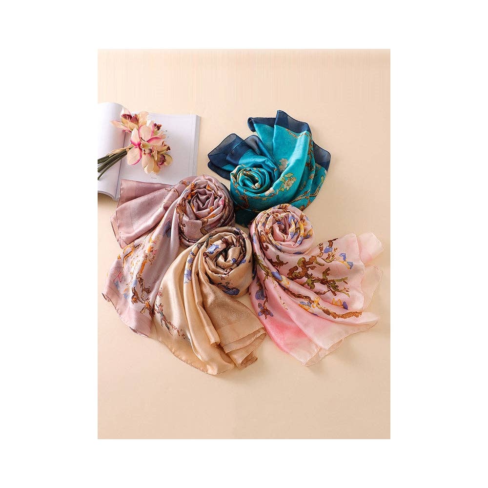 Sheer Trend - Vendita all'ingrosso Sciarpa - Donna - Scialle e sciarpa con spacco ricamati originali5