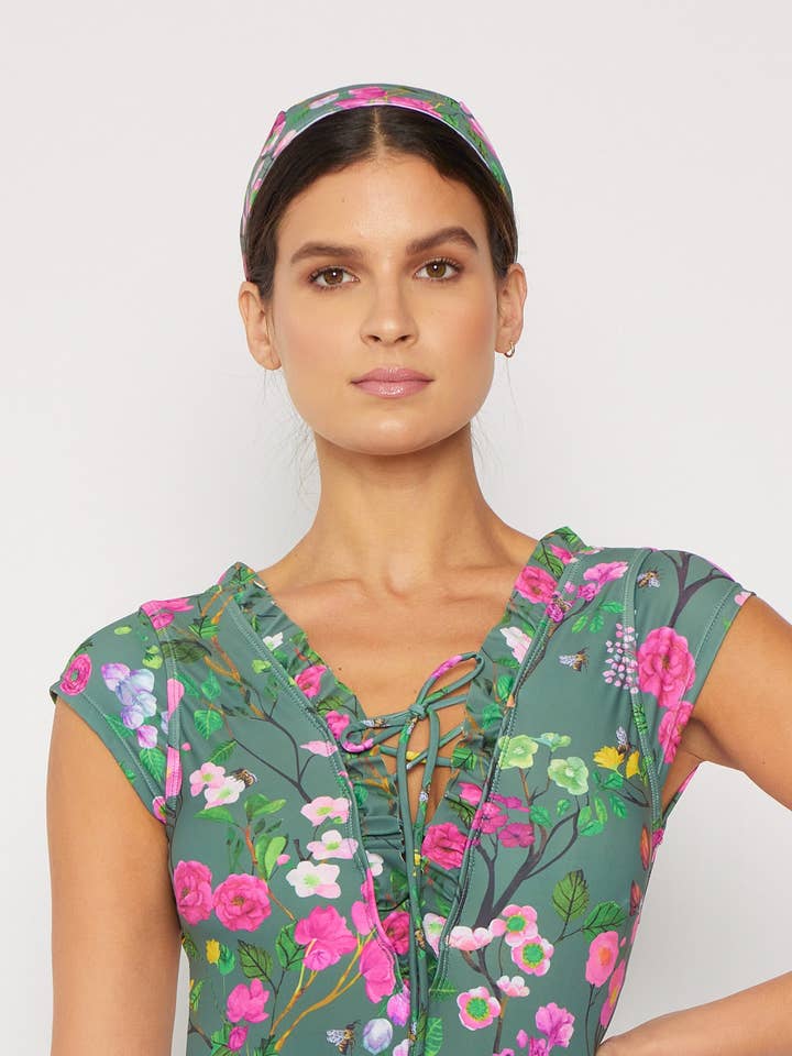 Svøm eller mode cap-C101_Cherry Blossom for engroshandel hos MARINA WEST SWIM