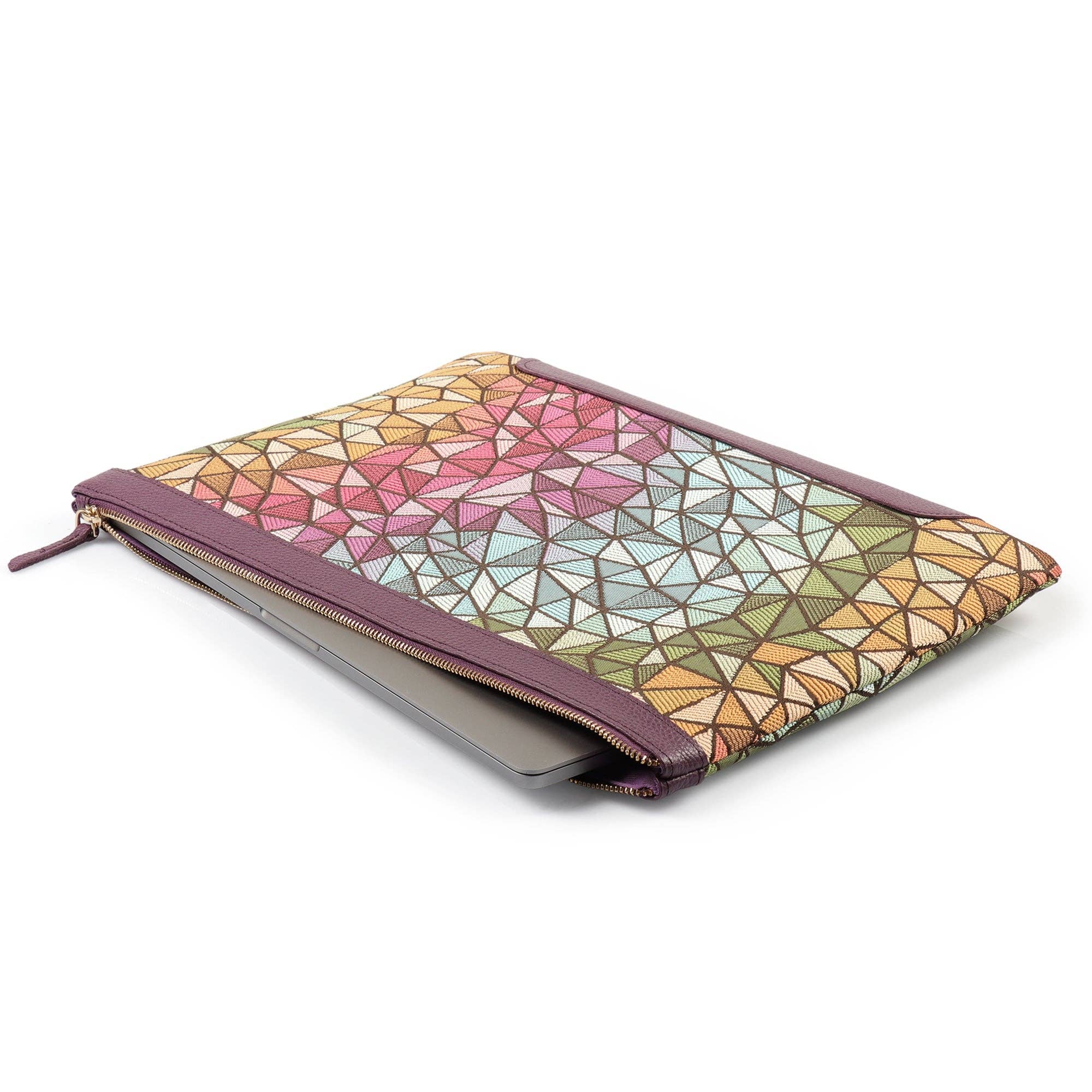 Londo - Wholesale Laptop/Tablet Case - Women's - Londo Personalized Top Grain Leather Laptop Bag Sleeve for MacBook Pro & Air - 16'', 15", 14'', 13.3'', M1 Pro Max, M2, M3, M4 - Designer Case14