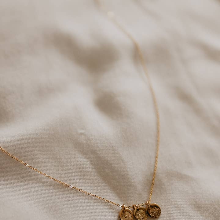 Ever Aster - Wholesale Individual Charm/Pendant - Small Birth Month Flower Charm Add Ons7