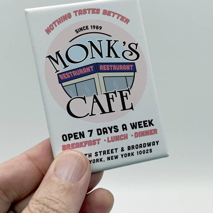 The Red Swan Shop - Wholesale Magnet - Souvenir Magnet - Seinfeld - Monk's Cafe