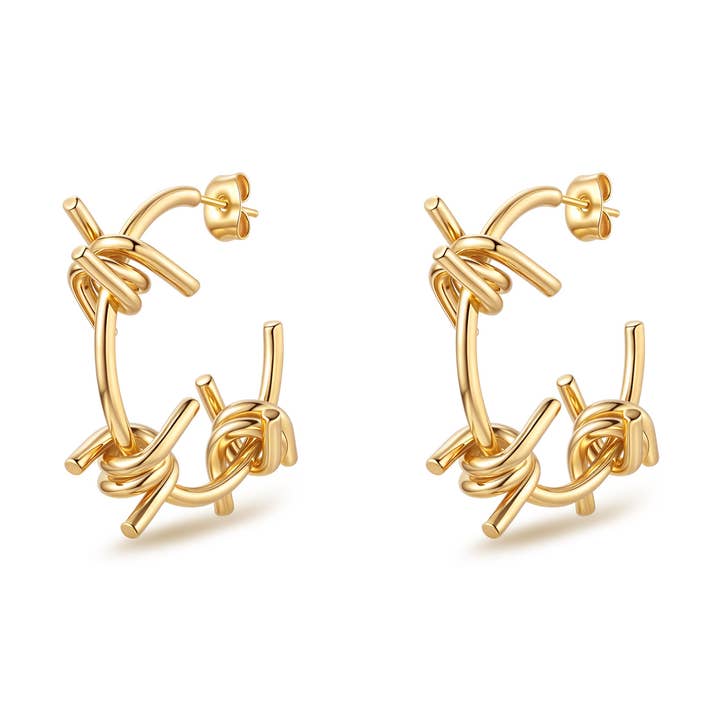 Mini Three Barb Earrings for wholesale by Break Out