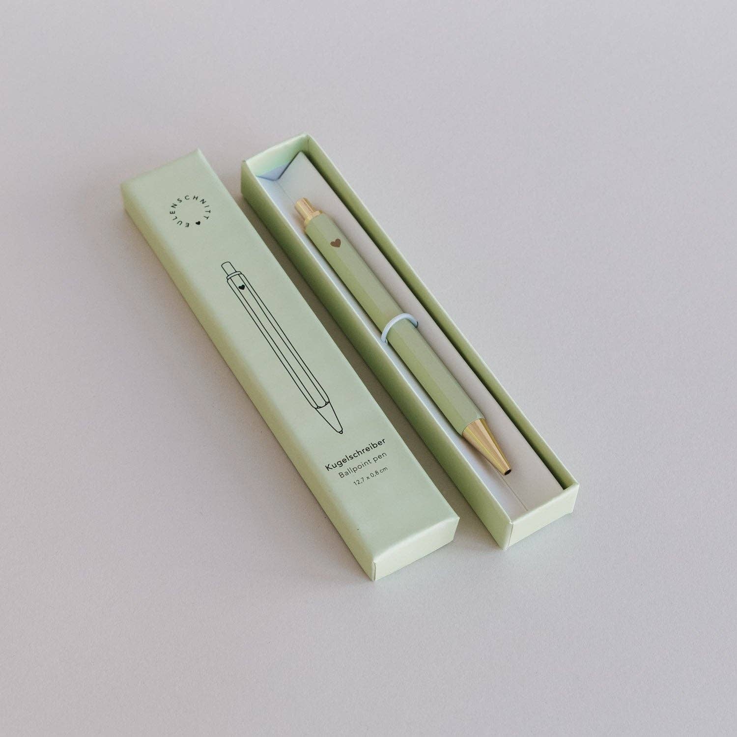 Eulenschnitt - Wholesale Pen - Matcha ballpoint pen (VE = 10 pcs.)1