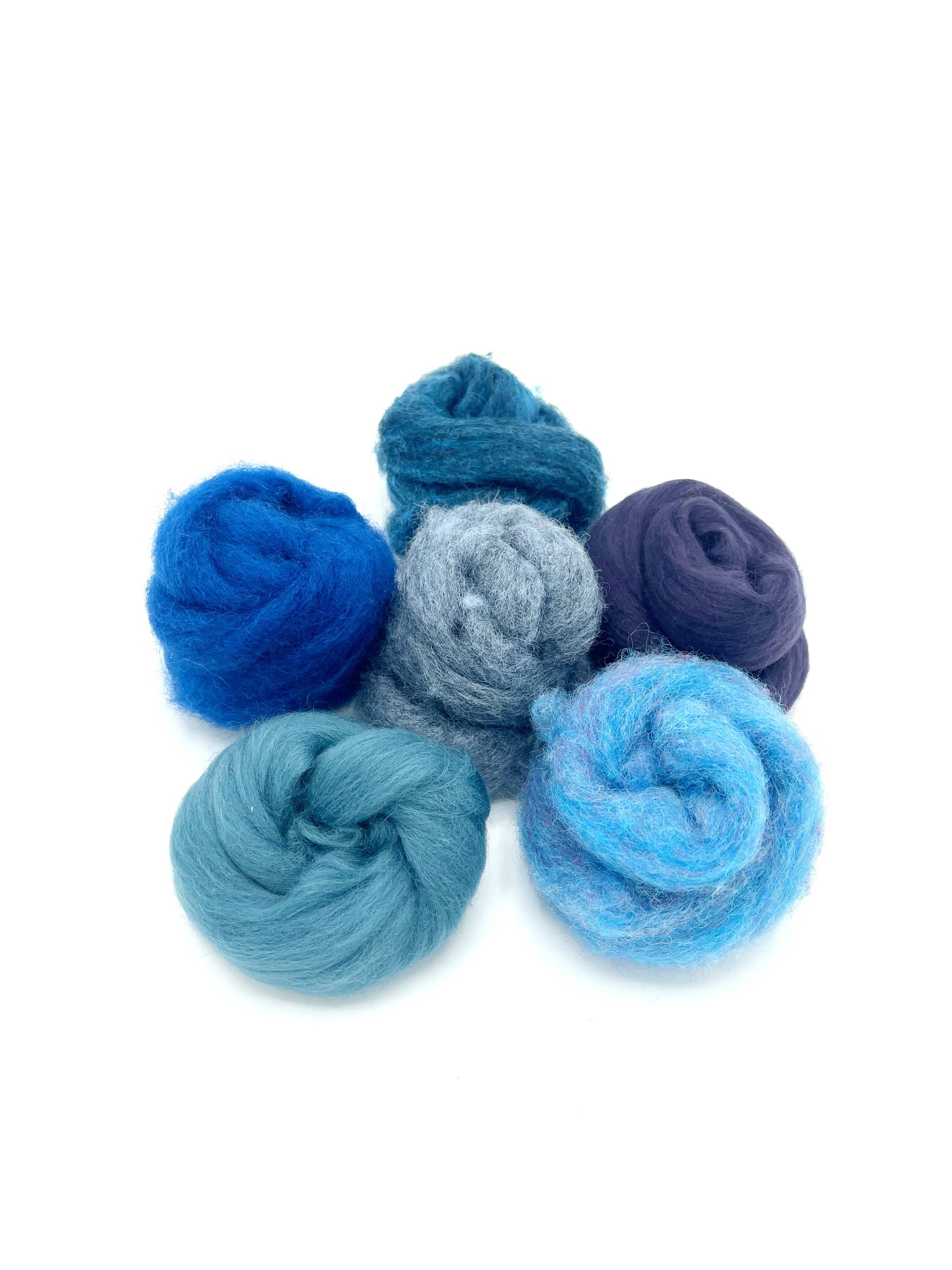 Feather Felts – wholesale Craft supplies – Sea - Wool Bundle3