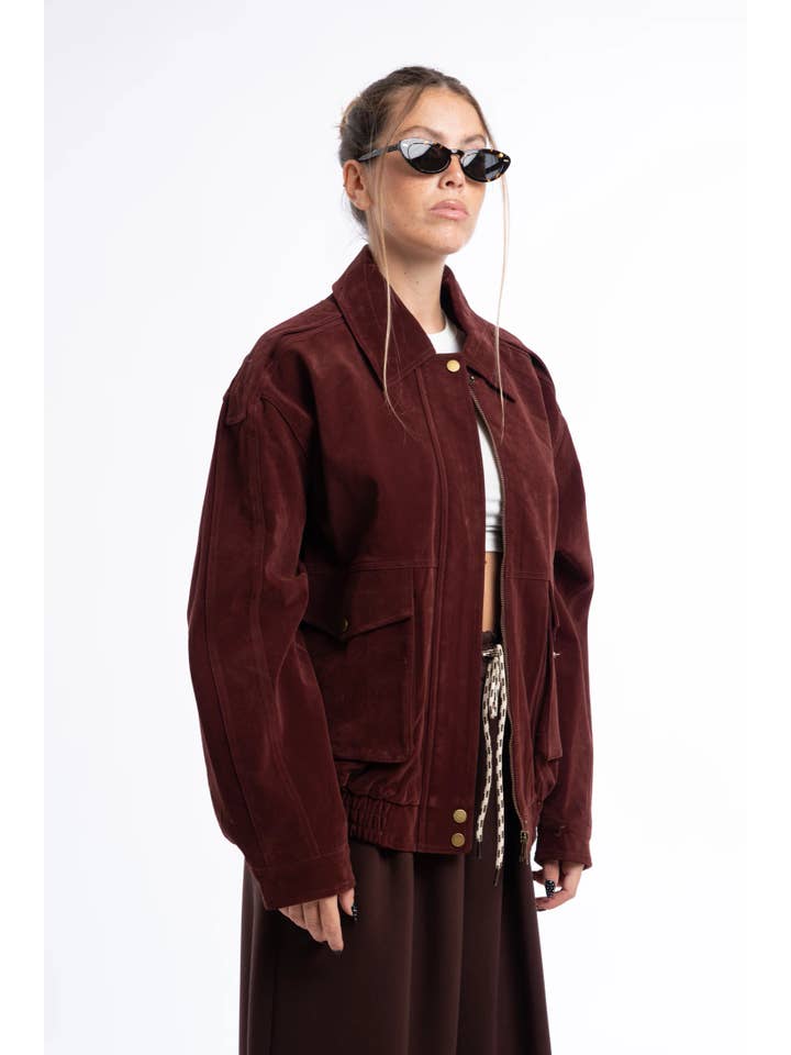 Chilli Girl Collection - Wholesale Bomber Jacket - Women's - Valvet bomber jacket 3