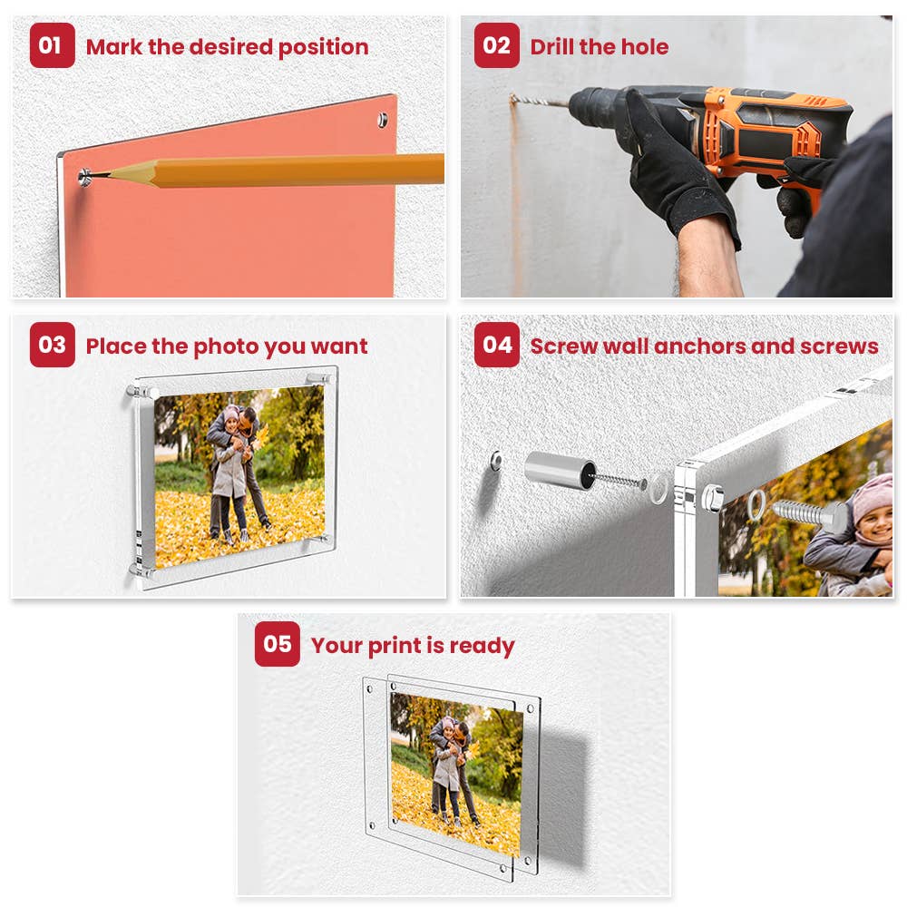 CanvasChamp - Wholesale Picture Frame - Custom Acrylic Wall Mountable Picture Frame22