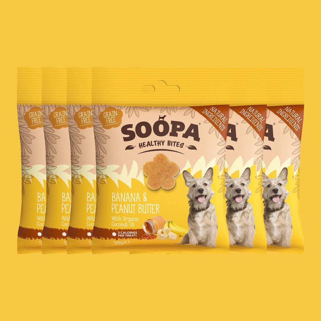 Soopa Europe - Wholesale Pet Treats - Dog - Banana & Peanut Butter Dog Treats1