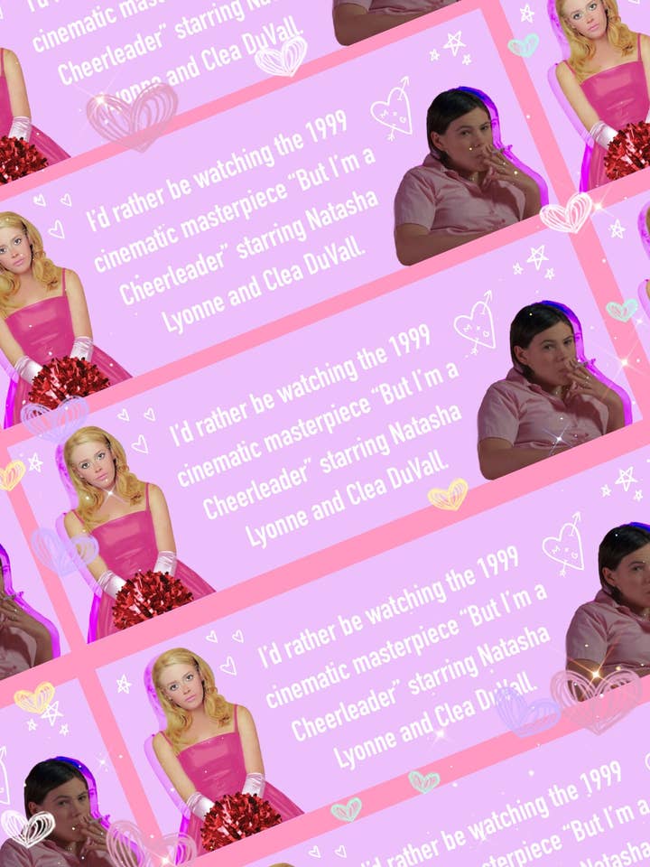 But I’m a Cheerleader Bumper Sticker for wholesale by The Clay Agenda