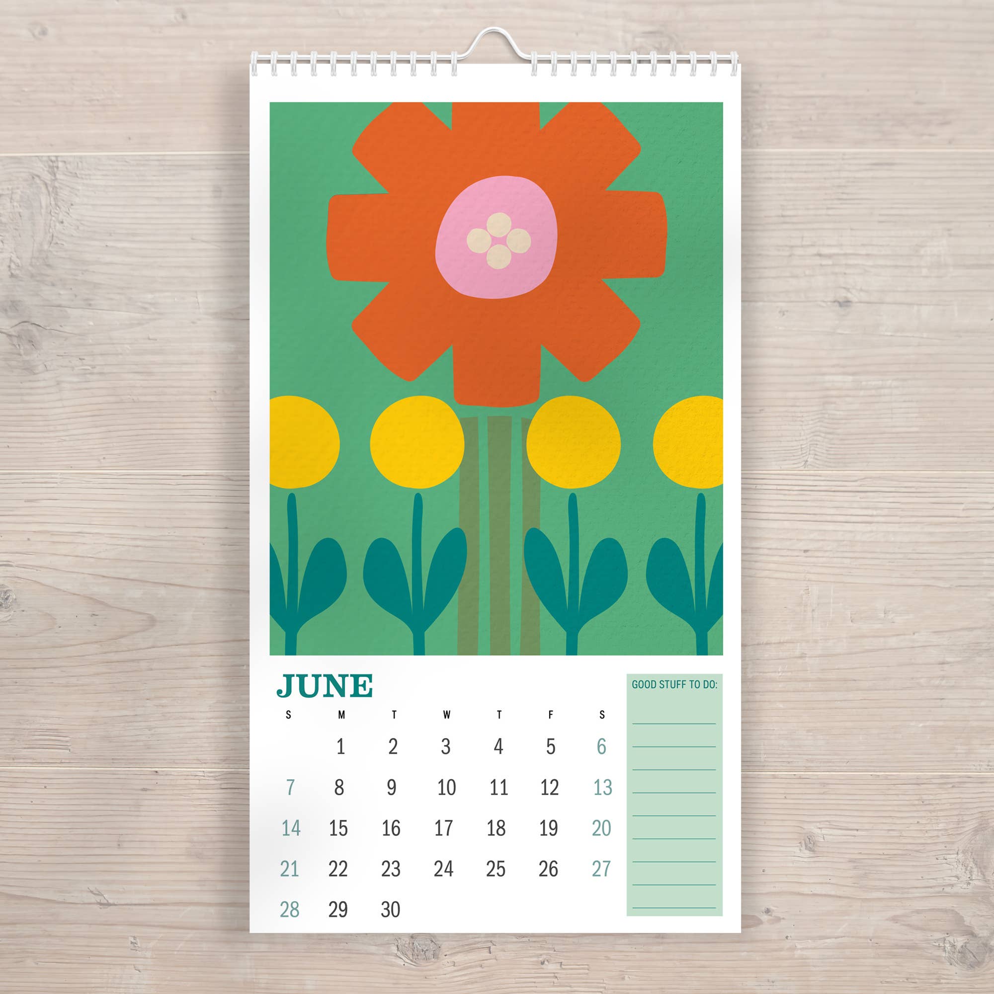 strawberryluna - Wholesale Calendar - 2026 Wall Calendar Illustrated Botanicals and Nature Art6