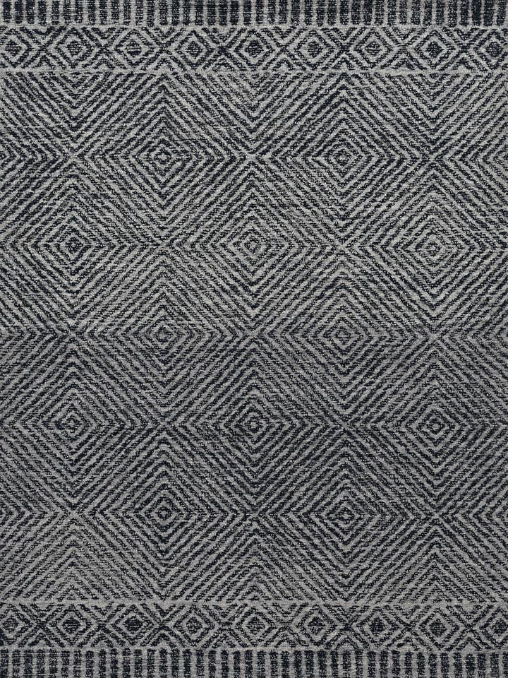 Hudson 2463 Grå/Sort Retreat Area Tæppe for engroshandel hos KAS Rugs