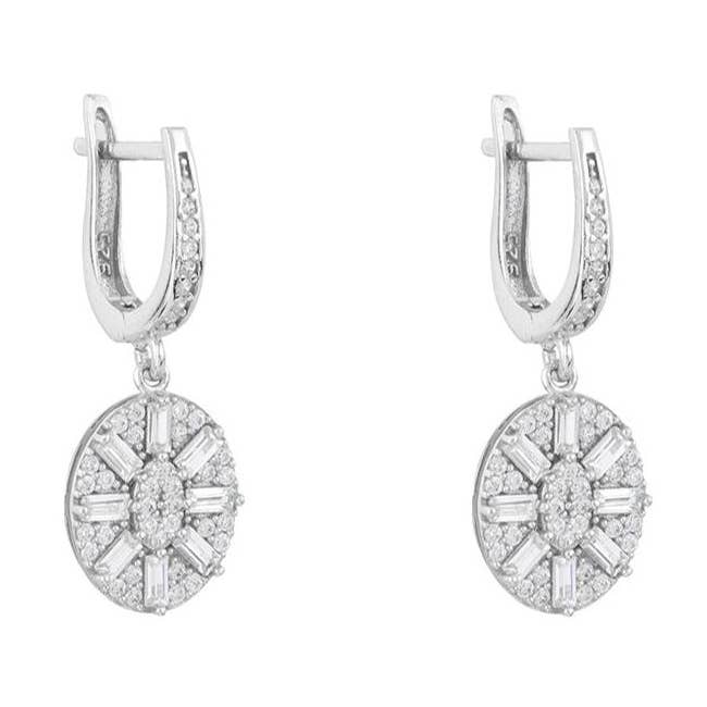 Orecchini a Goccia Uptown Oval: Argento per la vendita all'ingrosso da parte di Ballinger