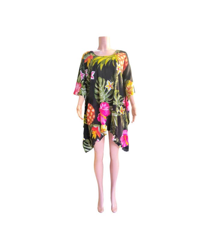 DK Hawaii - Wholesale Dress - Women's - Poncho Dress 1