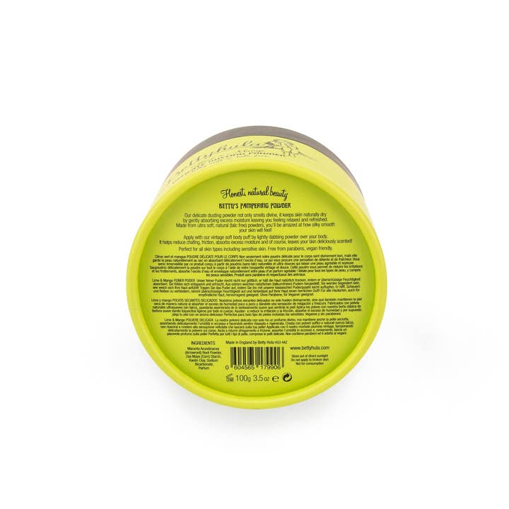 BettyHula – wholesale Body/talcum powder – • Talc Free Dusting powder. Lime & Mango4