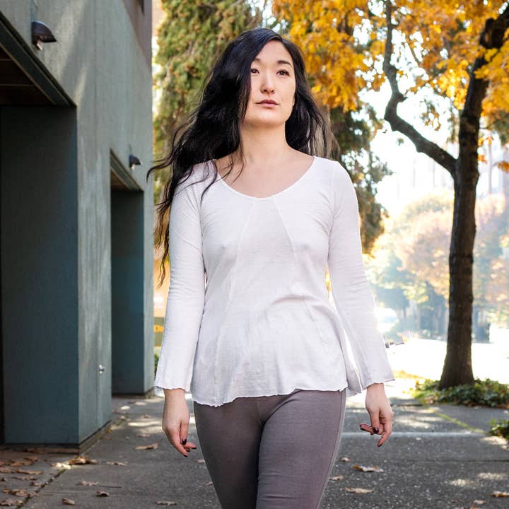 Flower Top for wholesale by Sweet Skins Hemp & Organic Apparel