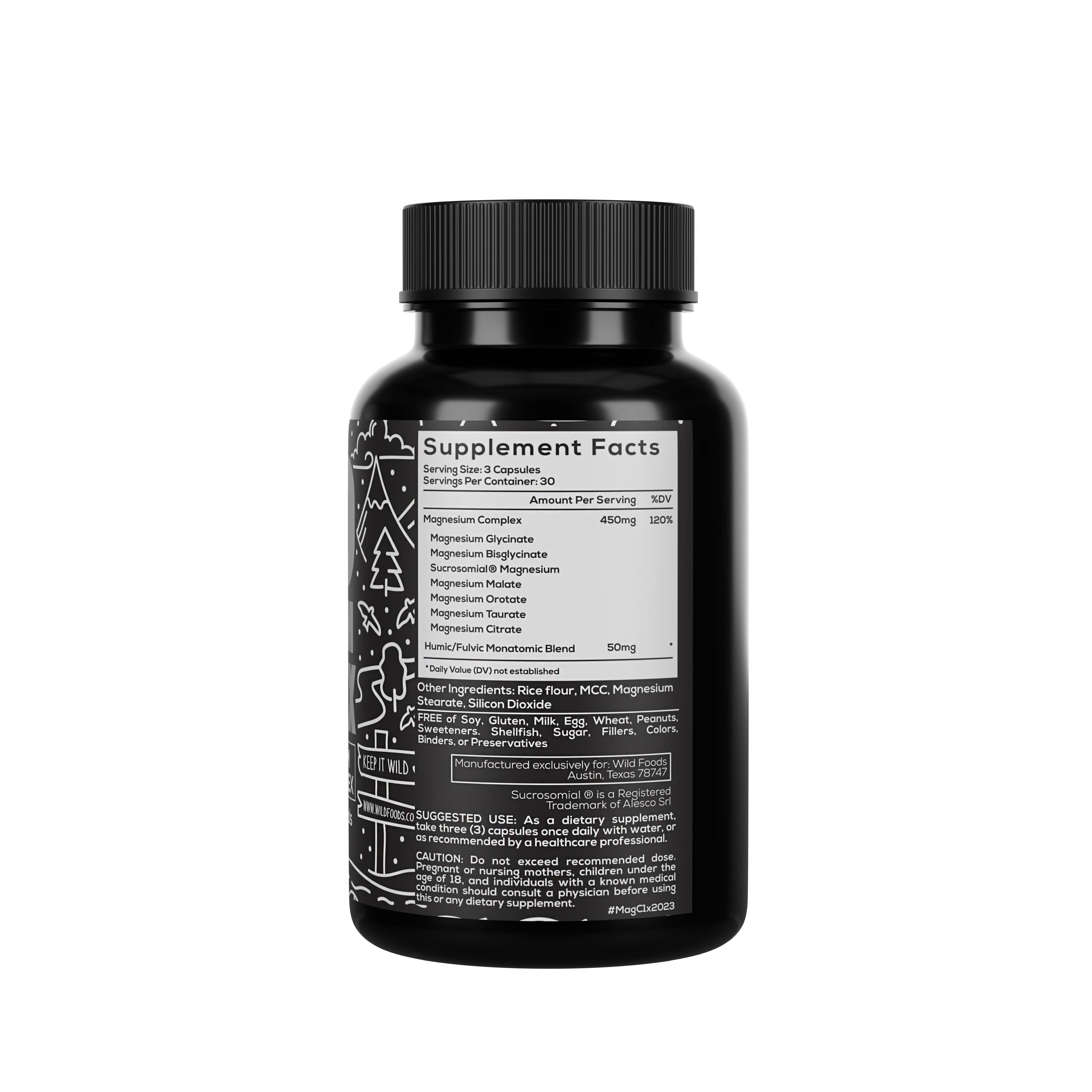 Wild Foods - Wholesale Oral Supplement/Vitamin - Wholesale - Wild Magnesium Complex - 7x Forms2