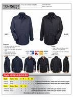 Mens black twill coat for wholesale by Ten West Apparel