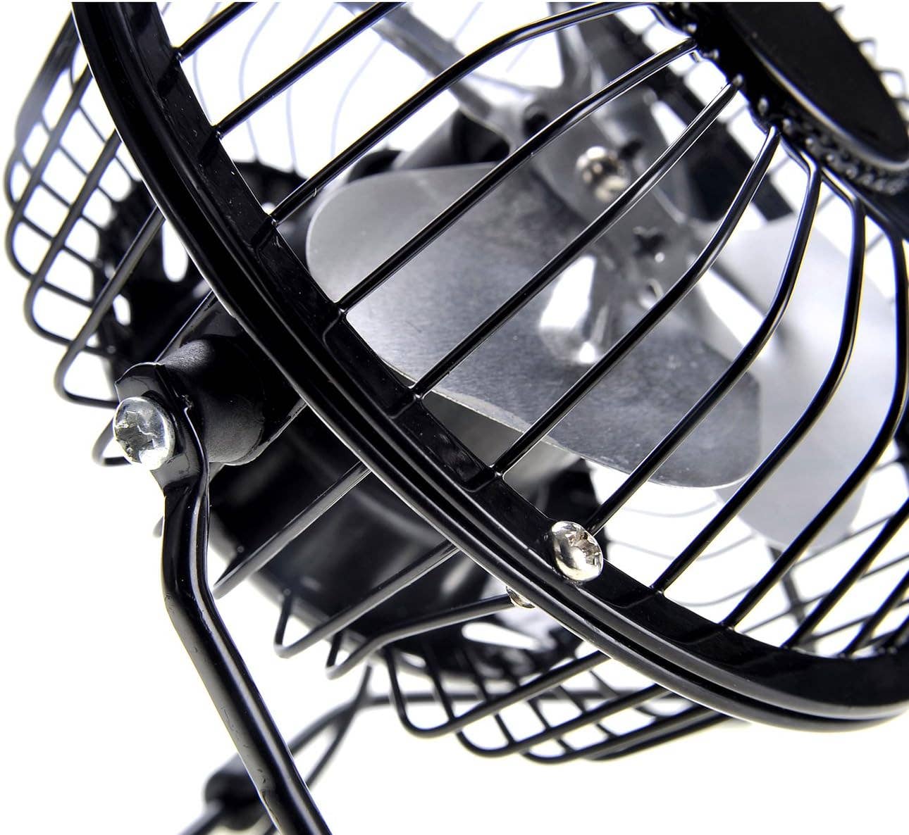 AZ Trading & Import (Toys, RC Toys & More) - Wholesale Handheld Electric Fan - Portable Mini Metal USB Table Fan (Black)2