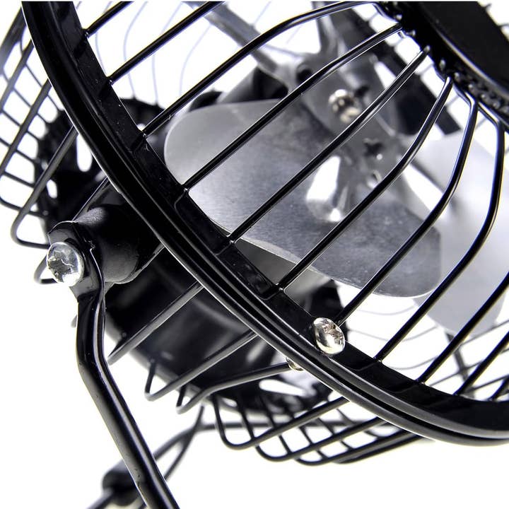 AZ Trading & Import (Toys, RC Toys & More) - Wholesale Handheld Electric Fan - Portable Mini Metal USB Table Fan (Black)2