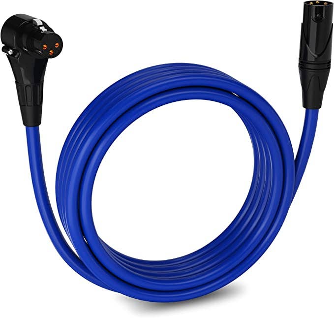 LyxPro - Wholesale Muziekaccessoire - Microfoon XLR gehoekte vrouwelijke kabel 3-pins microfoonkabel Pro Audio19