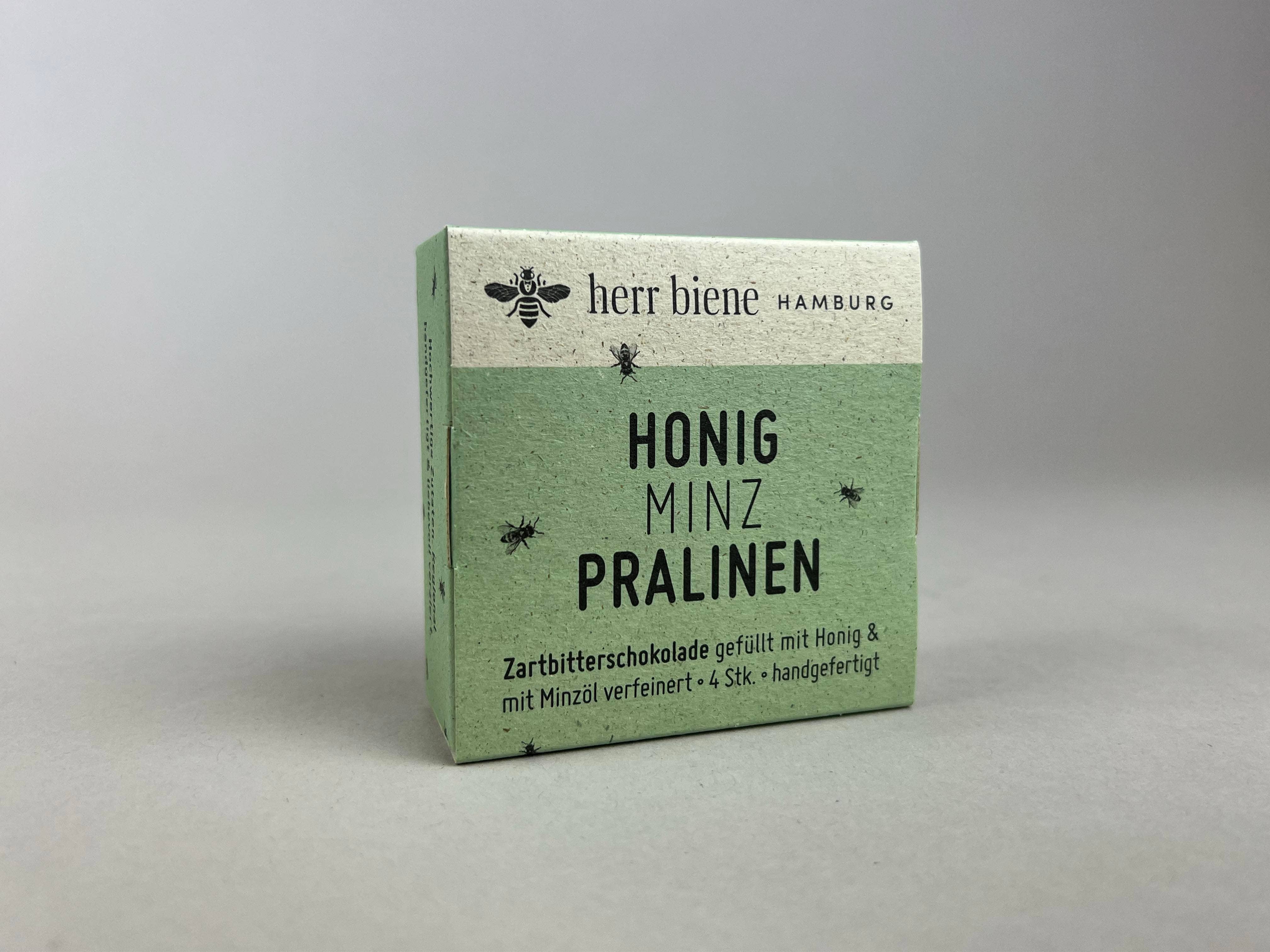 herr biene GmbH - Wholesale Chocolate Box - 4 honey pralines in 5 varieties