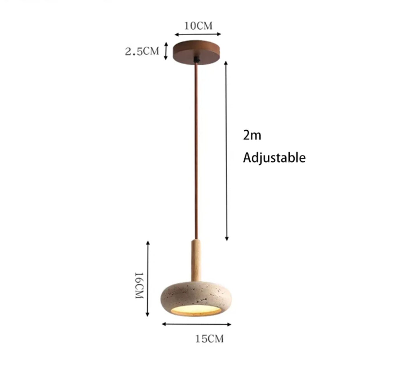 BRECK + FOX - Wholesale Kroonluchter/hangend licht - Halo stenen hanglamp9