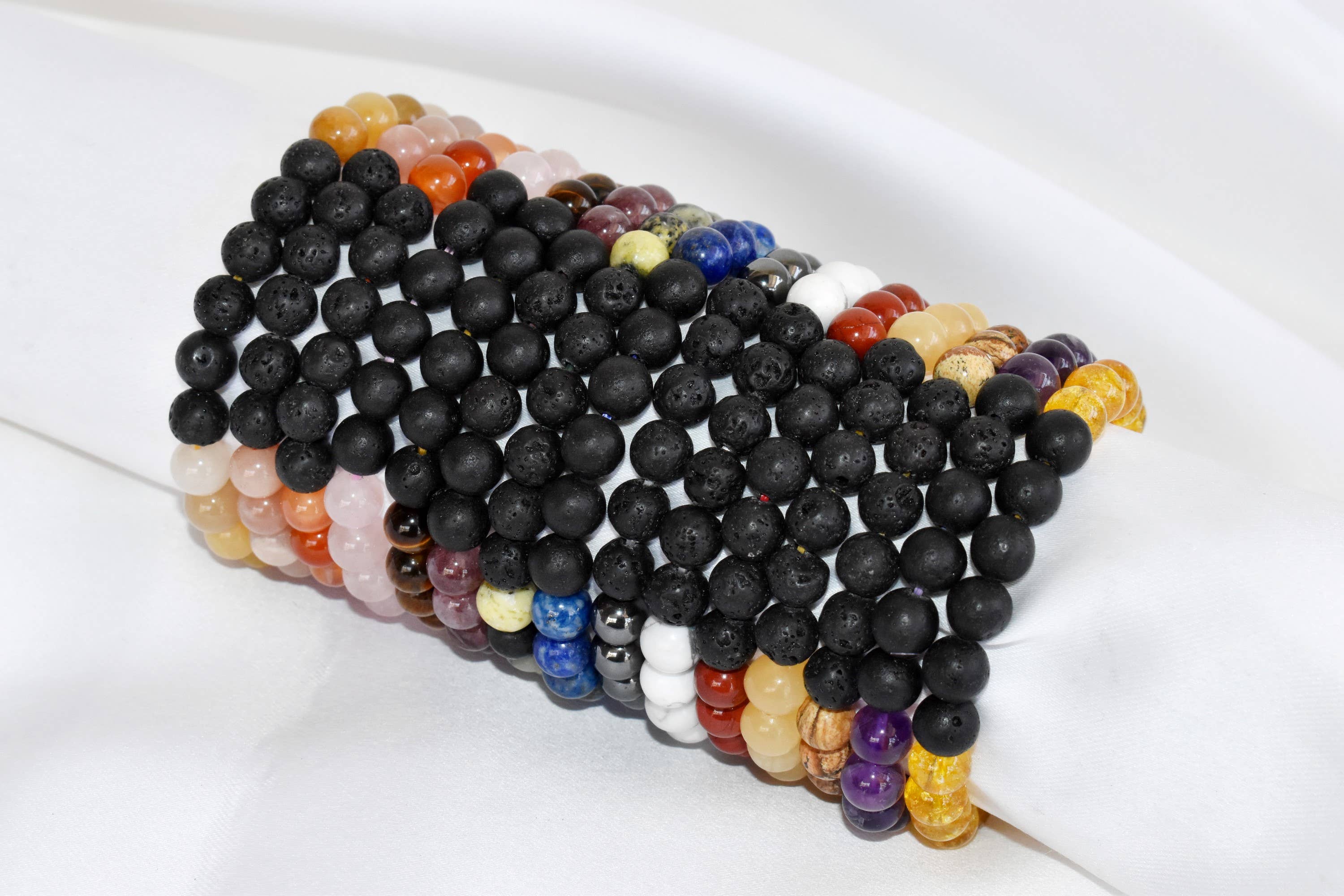 Soothing Crystals - Vente Bracelets d'aromathérapie - Bracelet Diffuseur | Serpentine | Diffuseur d'Huile d'Aromathérapie5