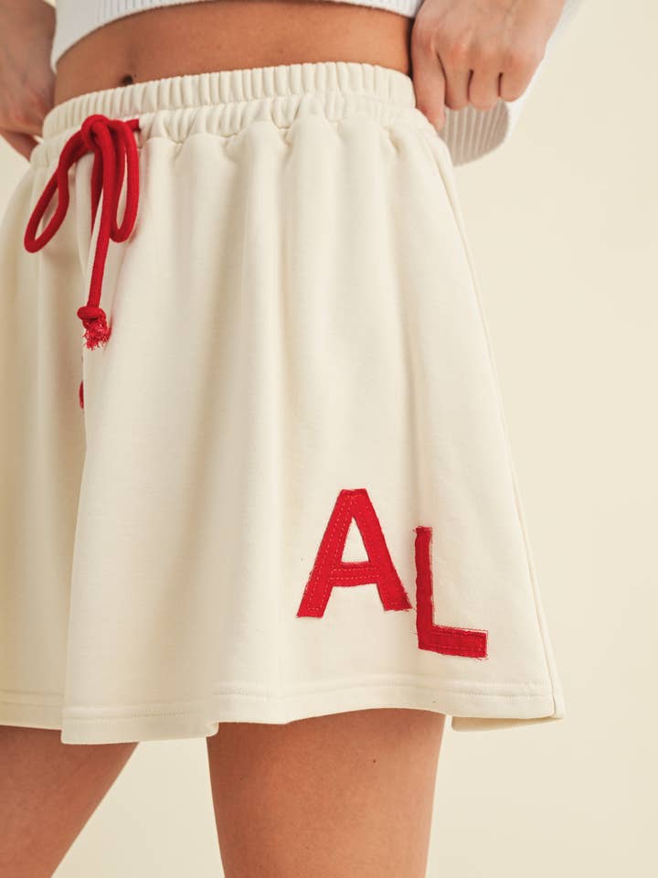 CS18029-4 - "AL" FLOWY GAME DAY SKIRT for wholesale by Cloud Ten