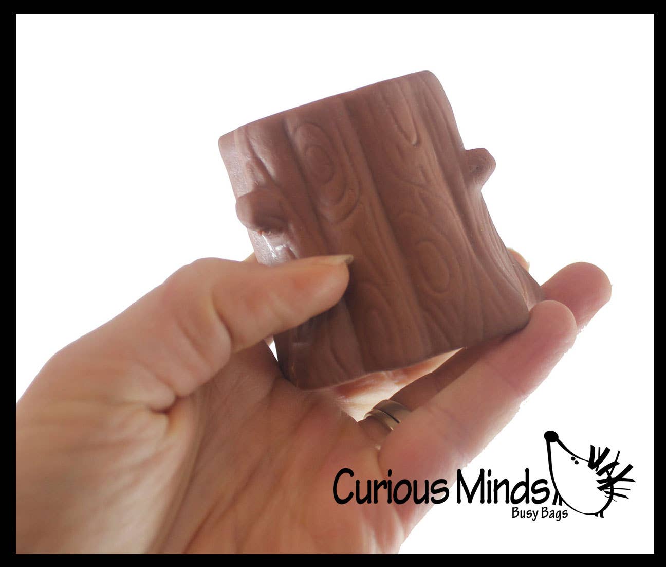 Curious Minds Toys - Wholesale Squishy Toy - Kids & Baby - 1 Squirrel in Stump - Adorable Pop Up - Cute Squeeze Toy - F2