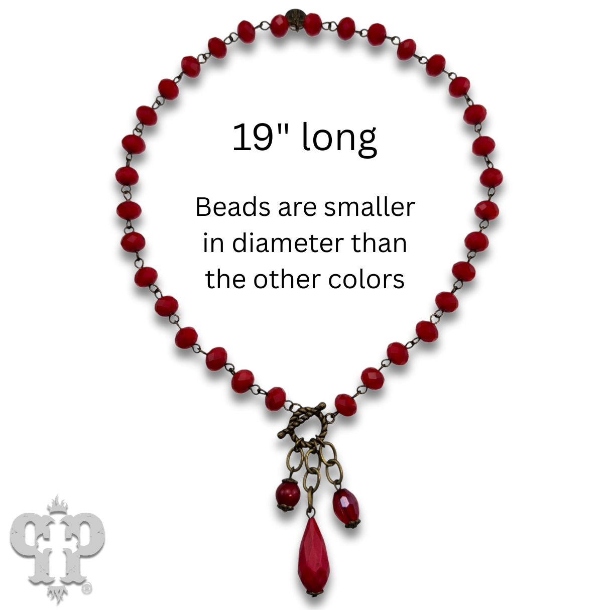 Pink Panache Brands - Wholesale Beaded/Pearl Necklace - Linked faceted bead necklace with bead charms7