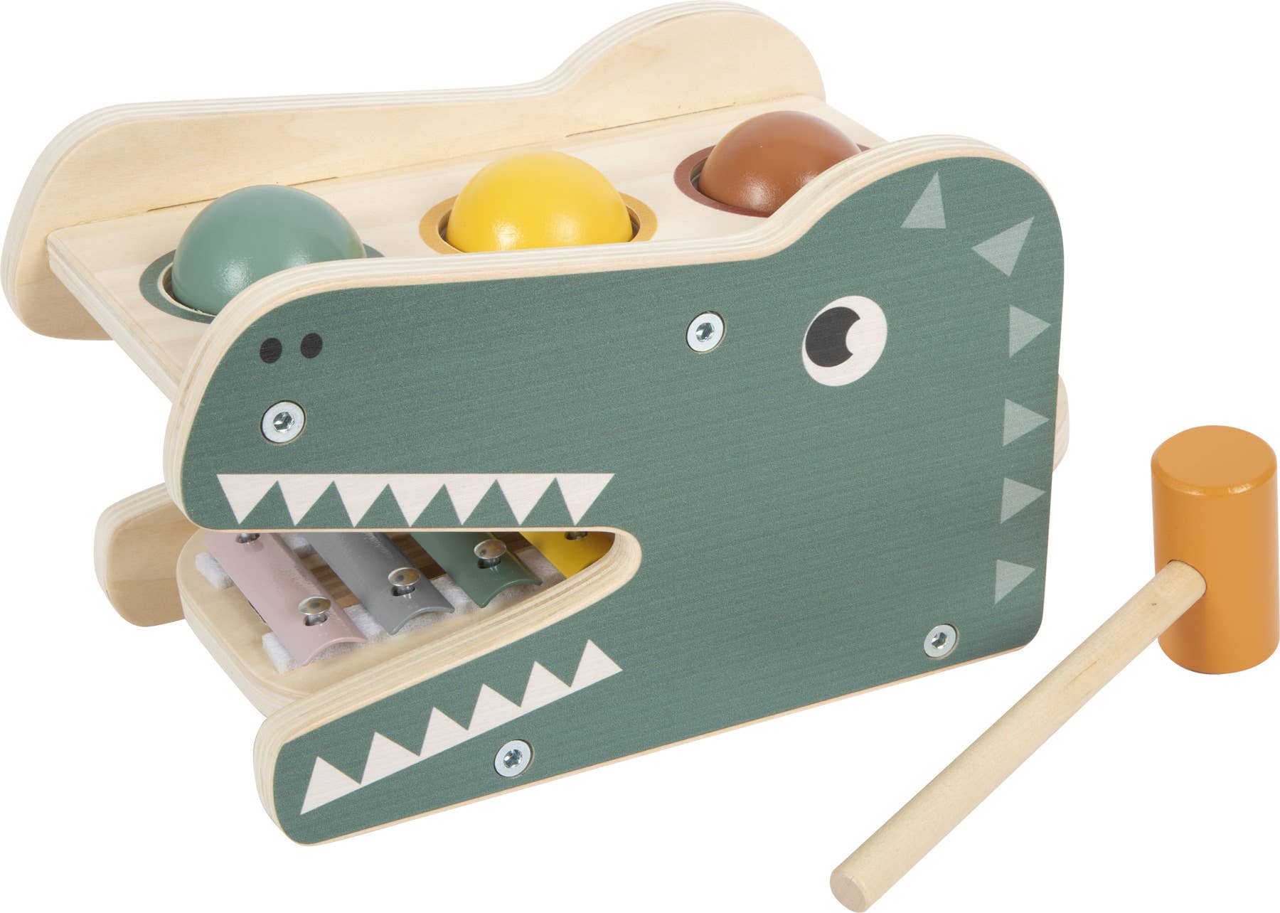 small foot - Wholesale Wood Toy - Kids - Knocking game with xylophone “Safari” | motor skills toy | wood3