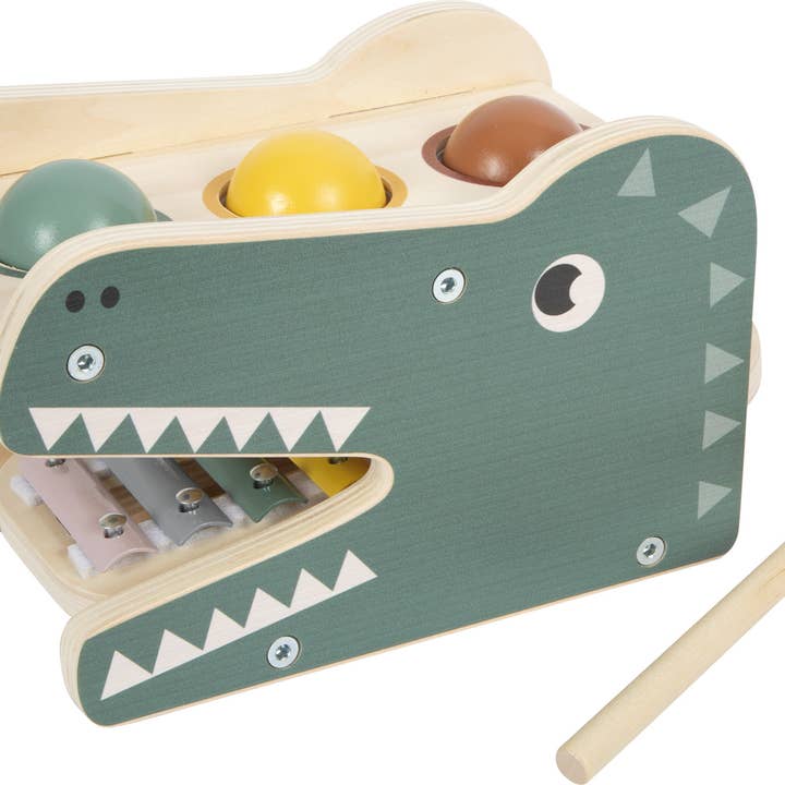 small foot - Wholesale Wood Toy - Kids - Knocking game with xylophone “Safari” | motor skills toy | wood3